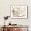 Vintage Map of Bolivia 1901