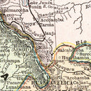 Vintage Map of Peru 1901