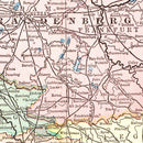 Vintage Map of Germany 1901