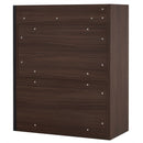Modern Extendable & Rotating Cabinet With Drawer And Flip Doors For Versatile Storage - Black / Dark Walnut by HouseOfZazla