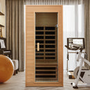 Hemlock Far Infrared Roof Embedded Indoor Sauna Room by HouseOfZazla