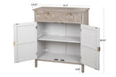 Hand-Carved Accent Cabinet with Drawer and Doors by HouseOfZazla