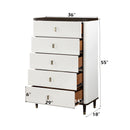 Carena - 5 Piece Bedroom Set (Eastern King Bed, Dresser, Chest, Mirror, Nightstand)