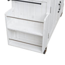 Foldable Outdoor Kitchen Island Patio Cart with Storage