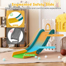 All-in-1 Toddler Slide Playset Playground with Tunnel and Ladder and Basketball by LJGDeals