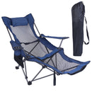 Foldable Camping Chair – Heavy Duty Steel, 330 lbs Capacity