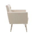 Accent Chair, leisure single sofa with Rose Golden feet