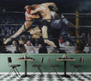 Boxing Match Painting Artwork Wall Mural. Stag at Sharkey's (1909) painting by George Wesley Bellows.