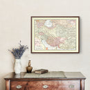 Vintage Map of Persia 1901
