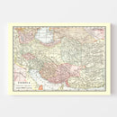Vintage Map of Persia 1901