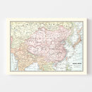 Vintage Map of China 1901