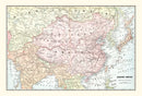 Vintage Map of China 1901