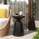Outdoor Modern Metal End Large Table by HouseOfZazla