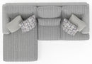 Titan - Sectional With Comfort Coil Seating And Accent Pillows Included