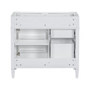 Bathroom Vanity With 2 Drawers And Tip-Out Drawer, Storage Cabinet by HouseOfZazla