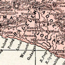 Vintage Map of Java, Indonesia 1901