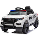 Licensed Ford Police 12V Ride-On Truck with Parental Remote Control by HouseOfZazla
