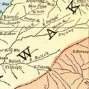 Vintage Map of Borneo, East Indies 1901