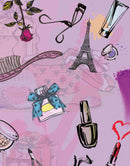 Fashionable Makeup Cosmetic Beauty Room Decor Wall Mural.