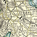 Vintage Map of New Zealand (North Island) 1901