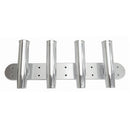 Tigress 4 Rod Aluminum Transom Mount Rod Holder - 28"