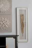 Leaf Framed Wall Art, Wall Decor For Living Room Dining Room Office Bedroom - Gold by HouseOfZazla