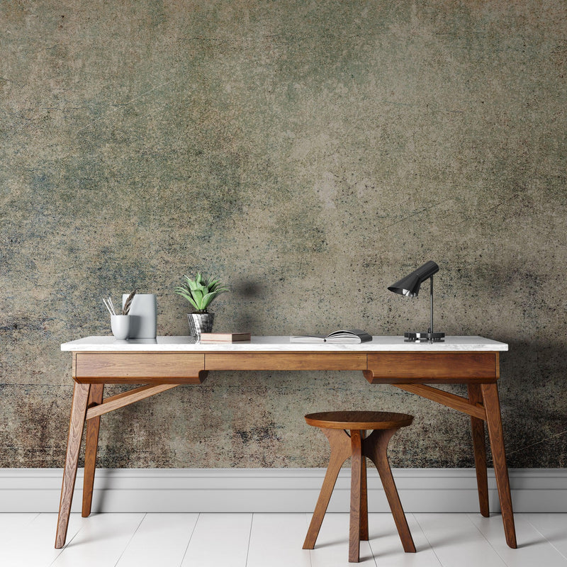 Rustic Concrete Wallpaper Wall Decor. Modern Minimalistic Self Adhesive Peel and Stick Wall Mural.