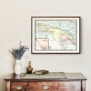 Vintage Map of New Guinea 1901