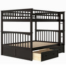 Bunk Bed With Drawers, Convertible Design by HouseOfZazla