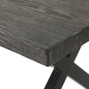 Rolando Outdoor Aluminum Dining Table with Steel Frame by HouseOfZazla