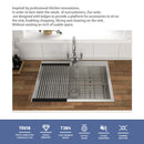 Stainless Steel Drop In Kitchen Sink, Topmount by HouseOfZazla