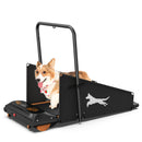 Dog Treadmill For Small To Medium Dogs With LED Display - Black / Orange by HouseOfZazla