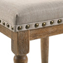 Farsiris - Weathered Counter Height Stool (Set 2) - Beige by HouseOfZazla