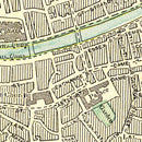 Vintage Map of Dublin, Ireland 1901