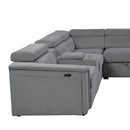 Harvey - Power Recliner Sleeper Sectional by HouseOfZazla