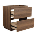 Modern Freestanding Bathroom Vanity Cabinet With Double Drawer by HouseOfZazla