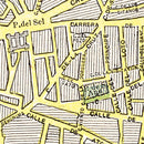 Vintage Map of Madrid, Spain 1901