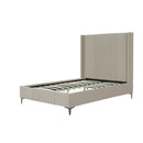 Promenade - Bed With Upholstered Headboard And Slats by HouseOfZazla