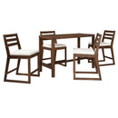 Patio Bar Set With Ergonomic Chairs by HouseOfZazla