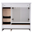 Shaker Free Standing Bathroom Vanity Cabinet With Sink, Soft Close Drawers, Soft Close Doors by HouseOfZazla