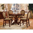Chateau De Ville - Counter Height Chair (Set of 2) - Fabric & Cherry Finish by Unique Piece Furniture