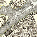 Vintage Map of Saint Petersburg, Russia 1901