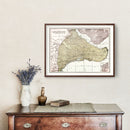 Vintage Map of Istanbul, Turkey 1901