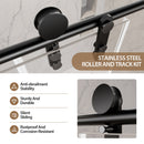 Frameless Sliding Shower Door - Matte Finish
