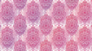 Large Floral Mandala Wall Art Wallpaper. Pink and Purple Ornament Design Peel and Stick Wall Mural.