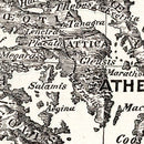 Vintage Map of Ancient Greece 1901