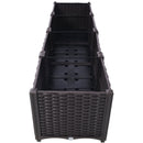 Deep Raised Garden Bed Plastic Planter Boxes