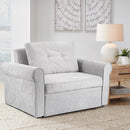 3-in-1 Adjustable Sleeper Sofa Bed Pull Out Chair Sofa