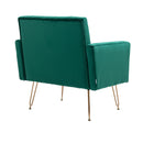 Accent Chair, leisure single sofa with Rose Golden feet