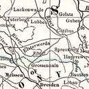 Vintage Map of Germany 1893